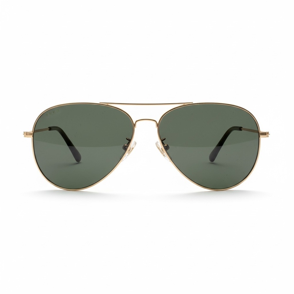 Elegant Gold Aviator Sunglasses